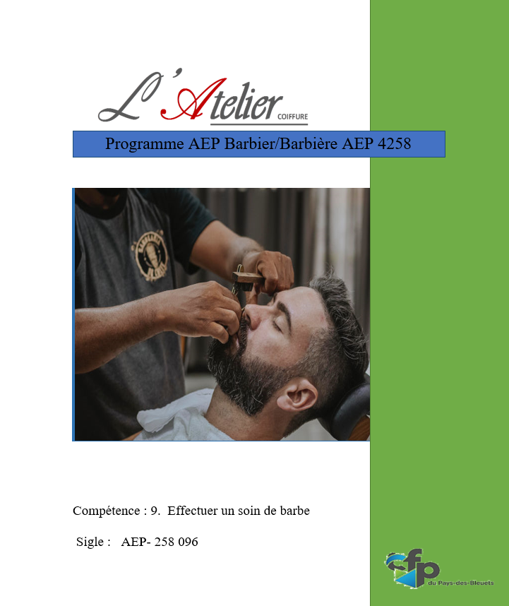 Compétence 9 : Soins de barbe - AEP 258-096
