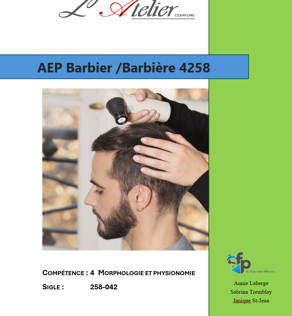 Compétence 3: Analyser le cuir chevelu et cheveux - AEP 258-033