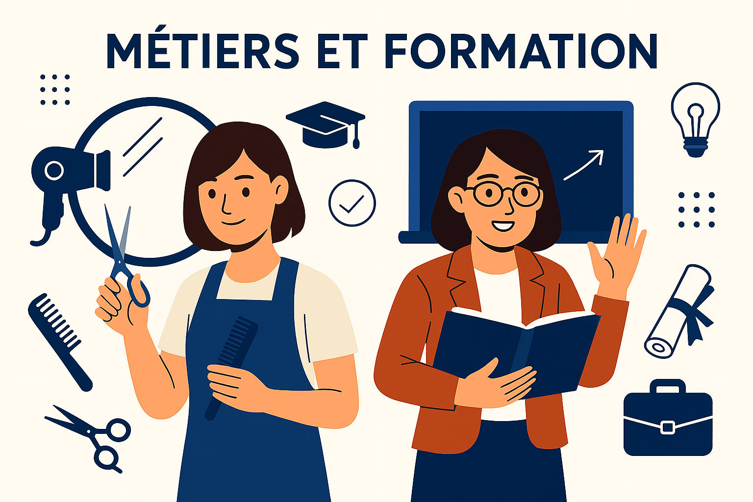 Le métier de coiffure